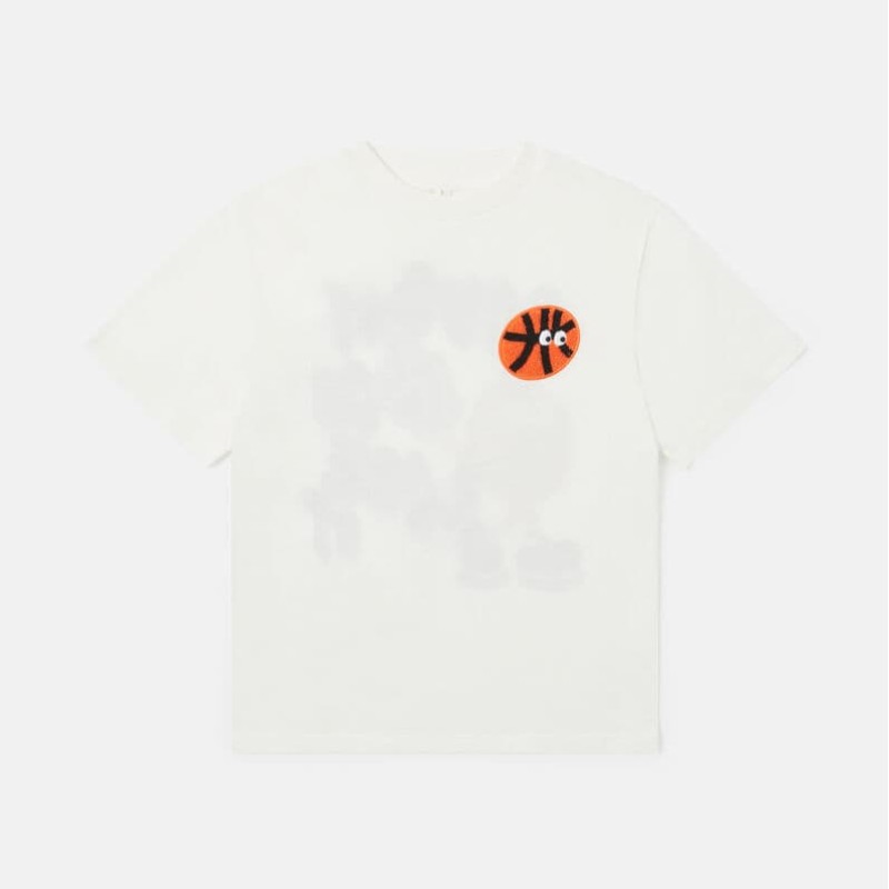 Stella McCartney Kids  Λευκή Μπλούζα Με Μπάλα