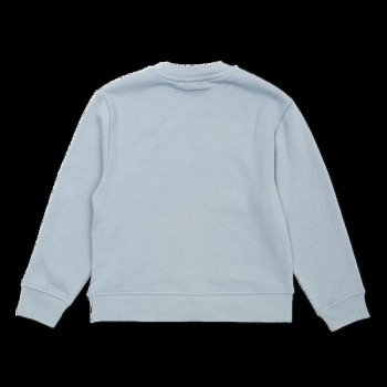 Stella McCartney Kids Παιδικό Κοριτσίστικο Μπλε Φούτερ με Λευκό Κεντημένο Λογότυπο