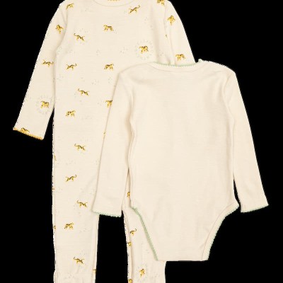 Stella McCartney Kids Βρεφικό Σετ 2 Τεμαχίων με Φορμάκια Ύπνου και Τίγρη