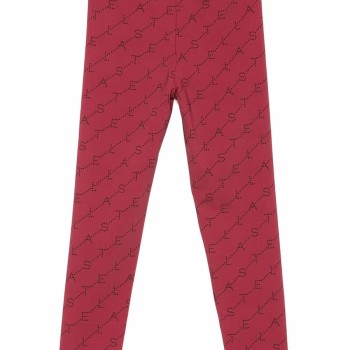 Stella McCartney Kids Κοριτσίστικο Bordeaux Κολάν με All-Over Logo