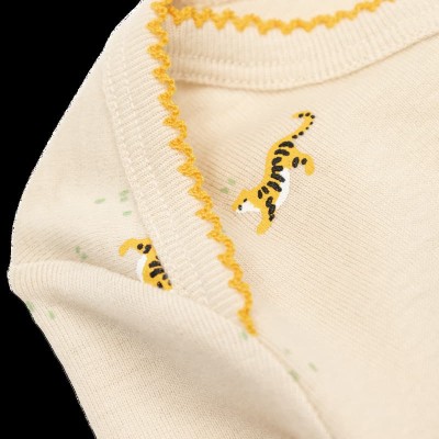 Stella McCartney Kids Βρεφικό Σετ 2 Τεμαχίων με Φορμάκια Ύπνου και Τίγρη