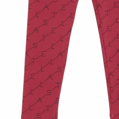 Stella McCartney Kids Κοριτσίστικο Bordeaux Κολάν με All-Over Logo