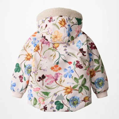 Molo Παιδικό Κοριτσίστικο Απαλό Ροζ Floral Μπουφάν