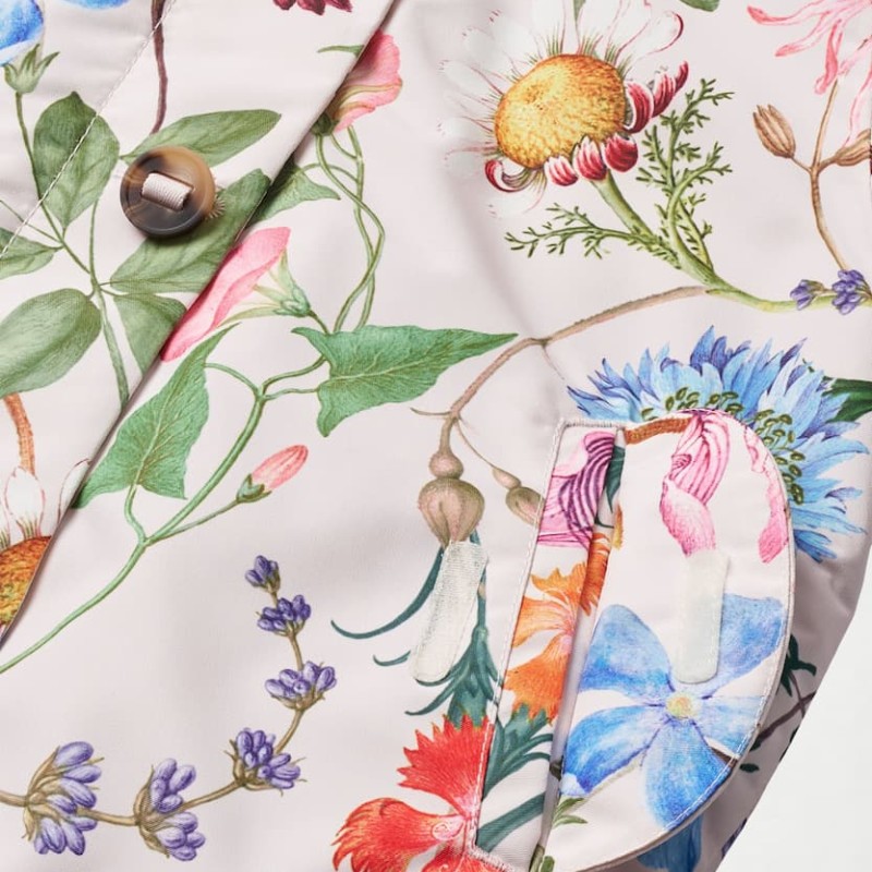 Molo Παιδικό Κοριτσίστικο Απαλό Ροζ Floral Μπουφάν