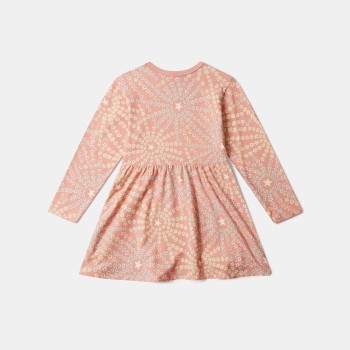 Stella McCartney Kids Παιδικό Ροζ Φόρεμα με Σχέδιο Αστέρια