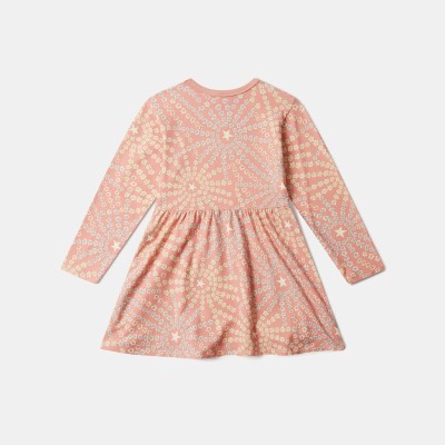 Stella McCartney Kids Παιδικό Ροζ Φόρεμα με Σχέδιο Αστέρια
