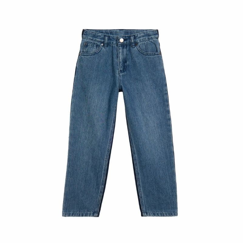 Stella McCartney Kids Παιδικό Αγορίστικο Μπλε Δίχρωμο Τζιν Παντελόνι