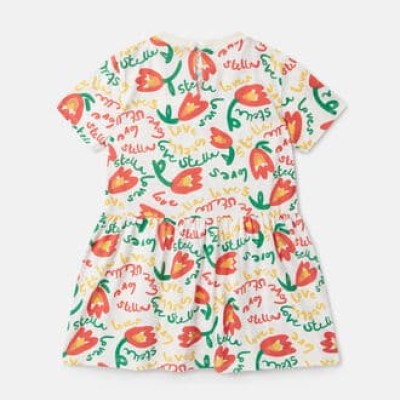 Stella McCartney Kids Embroidered Τulle Dress