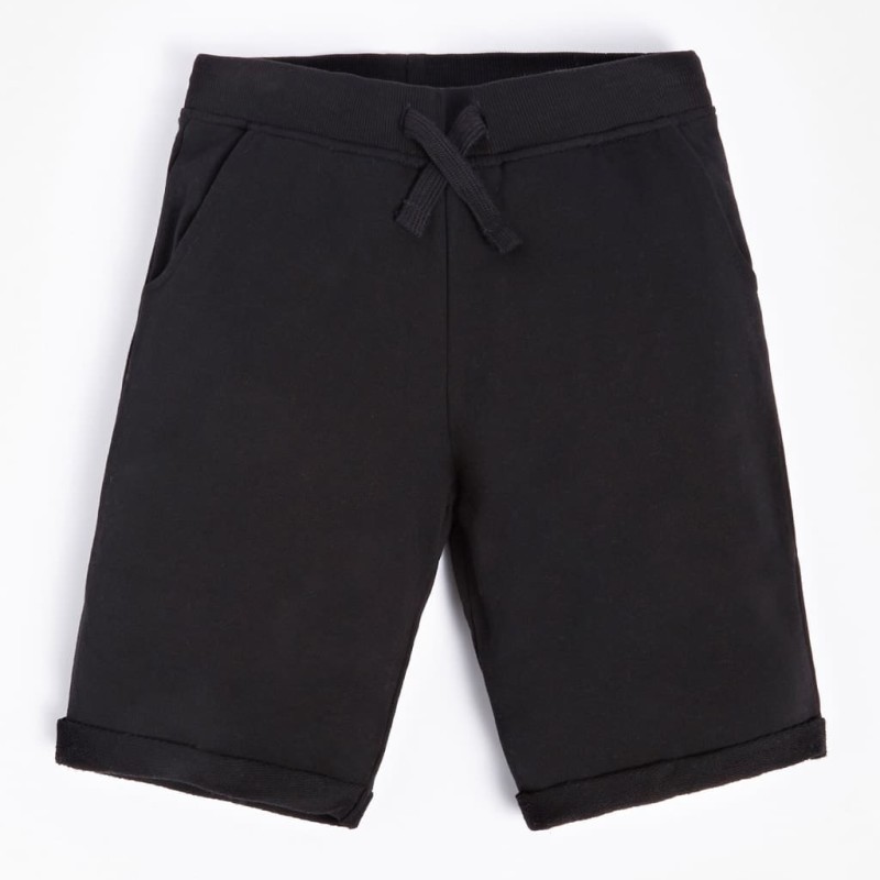 Guess Παιδική Βερμούδα Μαύρη Basic Active Core από Οργανικό Βαμβάκι για Αγόρι Guess Παιδική Βερμούδα Μαύρη Basic Active Core από Οργανικό Βαμβάκι για Αγόρι