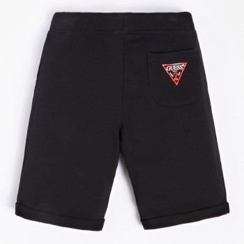 Guess Παιδική Βερμούδα Μαύρη Basic Active Core από Οργανικό Βαμβάκι για Αγόρι Guess Παιδική Βερμούδα Μαύρη Basic Active Core από Οργανικό Βαμβάκι για Αγόρι