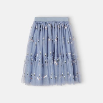Stella McCartney Kids Φούστα από τούλι με κέντημα
