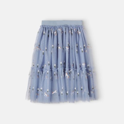 Stella McCartney Kids Φούστα από τούλι με κέντημα