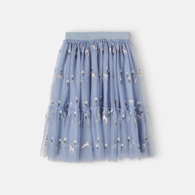 Stella McCartney Kids Φούστα από τούλι με κέντημα