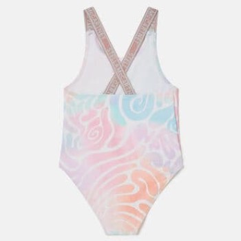 Stella McCartney Kids Tie-Dye Graphic Swimsuit