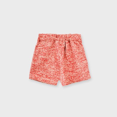 Mayoral Παιδική Κοριτσίστικη Μάλλινη Βερμούδα Κόκκινο Κερασί