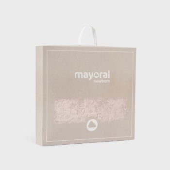 Mayoral Baby Beige Furry Blanket with Teddy Bear (2-Piece Set)