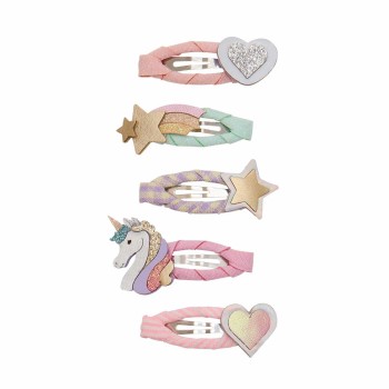 Mimi & Lula Παιδικά Κλιπ Μαλλιών Dreamy Unicorn Mini Clic Clacs (Σετ 5 Τεμαχίων)