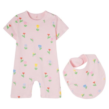 Stella McCartney Kids Γαλάζιο Φορμάκι Με Λουλούδια