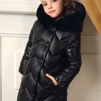 Abel & Lula Long Black Jacket