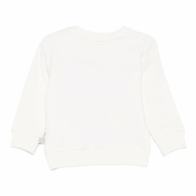 Stella McCartney Kids Λευκή Κοριτσίστικη Βρεφική Φούτερ Μπλούζα με Γραφικό Σχέδιο "Earth" Stella McCartney Kids Λευκή Κοριτσίστικη Βρεφική Φούτερ Μπλούζα με Γραφικό Σχέδιο "Earth"