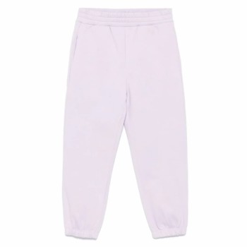 Stella McCartney Kids Lilac Sweatpants for Girls with Daisy Print Stella McCartney Kids Lilac Sweatpants for Girls with Daisy Print