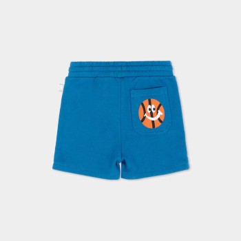 Stella McCartney Kids- Βρεφικό Μπλε Αθλητικό Σορτς για Βρεφικό Αγόρι