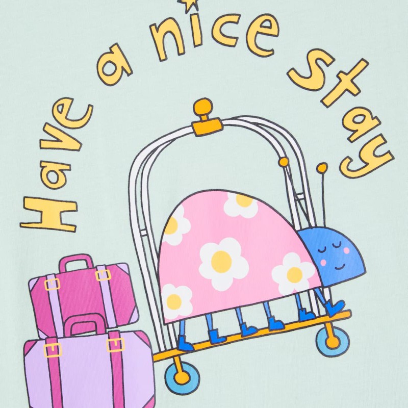 Stella McCartney Kids Printed cotton jersey T-shirt