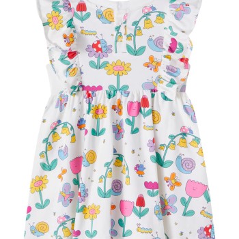 Stella McCartney Kids Baby Bug House cotton-blend jersey dress