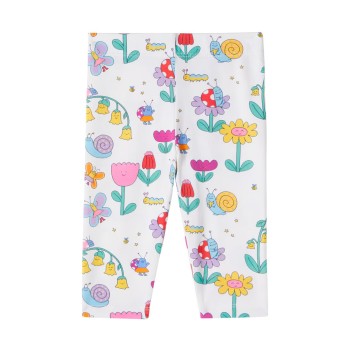 Stella McCartney Kids Baby Bug House cotton-blend jersey leggings