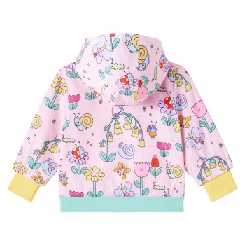 Stella McCartney Kids Baby Bug House printed puffer jacket