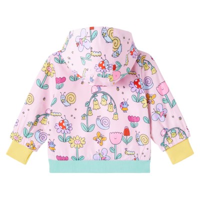 Stella McCartney Kids Baby Bug House printed puffer jacket