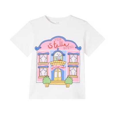 Stella Mc Cartney Kids Τυπωμένο Βαμβακερό Φανελάκι