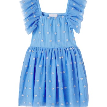 Stella McCartney Kids Embroidered Τulle Dress