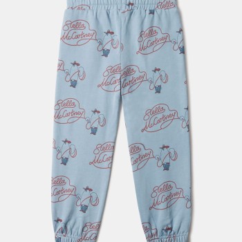 Stella McCartney Kids Παιδική Γαλάζια Φόρμα Φούτερ με Cowboy & Lasso Print