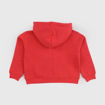 Stella McCartney Kids Red Hooded Sweat Zip-Up Jacket