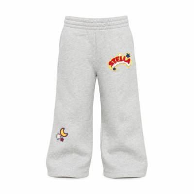 Stella McCartney Kids Παιδικό Κοριτσίστικο Γκρι Μελανζέ Σετ Φόρμας με Κόκκινο Λογότυπο Stella