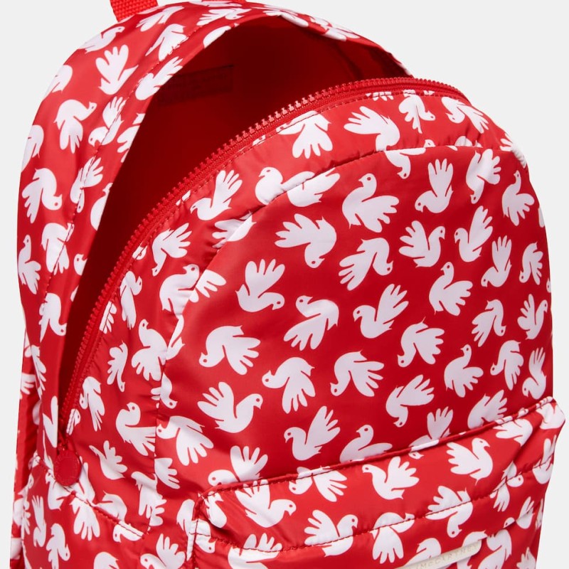 Stella McCartney Kids Children's Red/White Bird Print Backpack