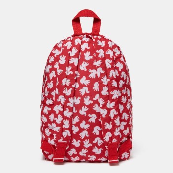 Stella McCartney Kids Children's Red/White Bird Print Backpack
