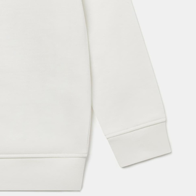 Stella McCartney Kids Παιδικό Κρεμ Φούτερ με Πολύχρωμο Κεντημένο Λογότυπο Stella
