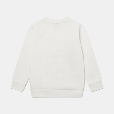 Stella McCartney Kids Παιδικό Κρεμ Φούτερ με Πολύχρωμο Κεντημένο Λογότυπο Stella