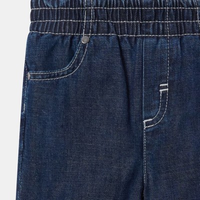Stella McCartney Kids Baby Boy Blue Superhero Patch Denim Pants