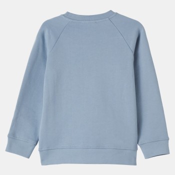 Stella McCartney Kids Παιδικό Μπλε Βαμβακερό Φούτερ με Στάμπα Cowboy