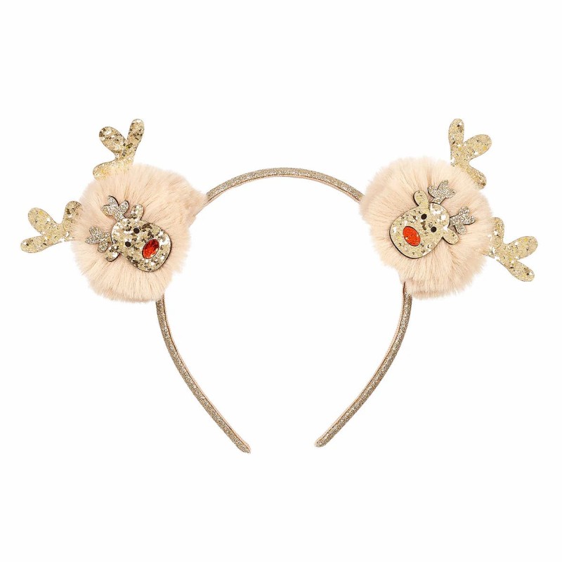 Toy Box παιδική χρυσή γκλίτερ Τιάρα Christmas – Rudolf Reindeer (1 τεμ.)