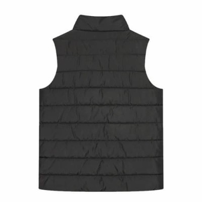 Guess Παιδικό Μαύρο Αμάνικο Καπιτονέ Μπουφάν