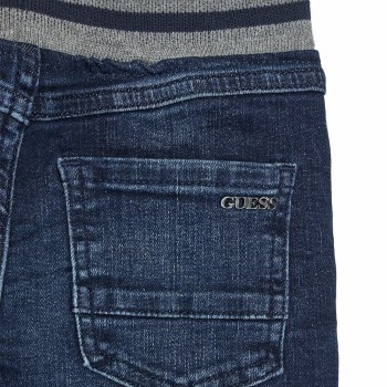 GUESS Παιδικό Αγορίστικο Ελαστικό Παντελόνι Τζιν Cargo Μπλε Σκούρο