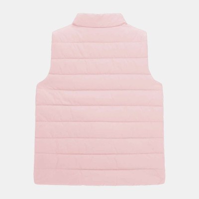 GUESS Girls’ Pink Sleeveless Jacket