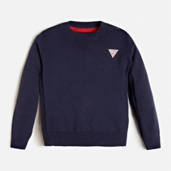 Guess Boys’ Dark Blue Knitted Sweatshirt ''Core Boy'' Guess Boys’ Dark Blue Knitted Sweatshirt ''Core Boy''
