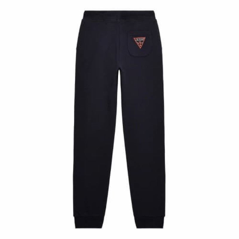 Guess – Kids’ Organic Cotton Sweatpants in Navy Blue