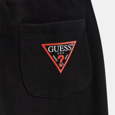 Guess – Kids’ Organic Cotton Sweatpants in Black