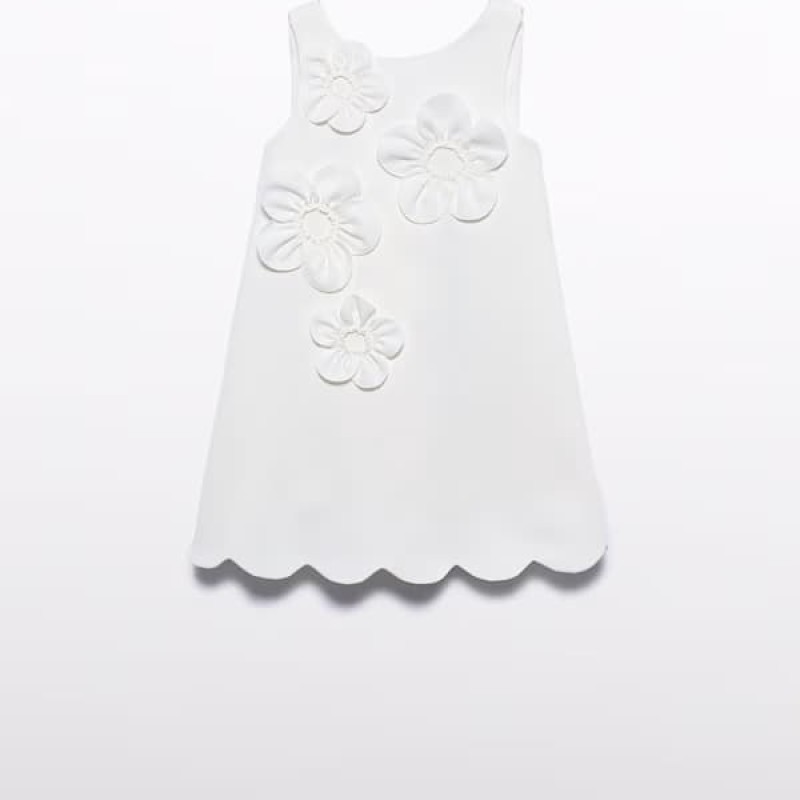 Abel & Lula Παιδικό Λευκό Φόρεμα